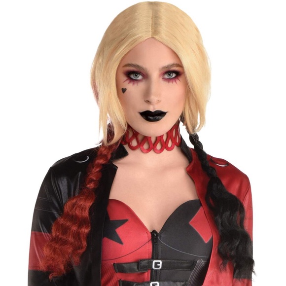 Harley Quinn The Suicide Squad Braided Hair Wig - Picture 1 of 10